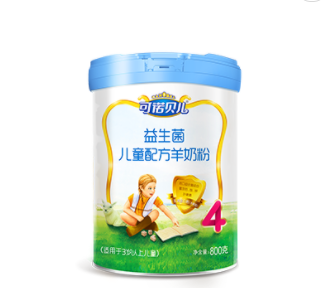 多加多可諾貝兒益生菌兒童配方羊奶粉4段800g.png