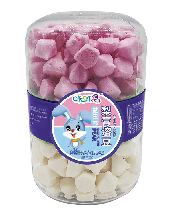  咔嘰兔益生元梨膏溶豆 火龍果味+酸奶味