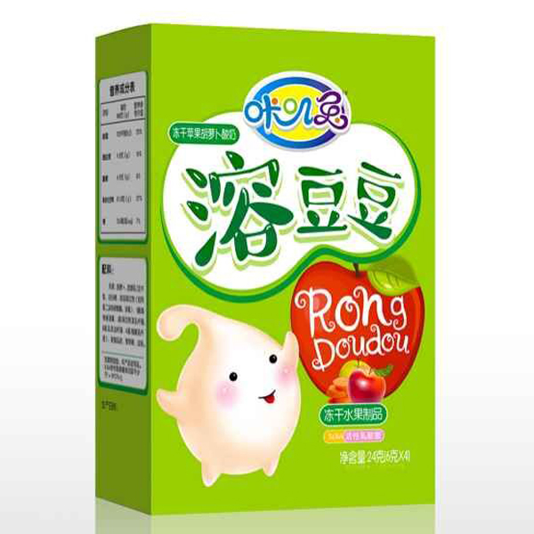  咔嘰兔溶豆豆 蘋(píng)果胡蘿卜