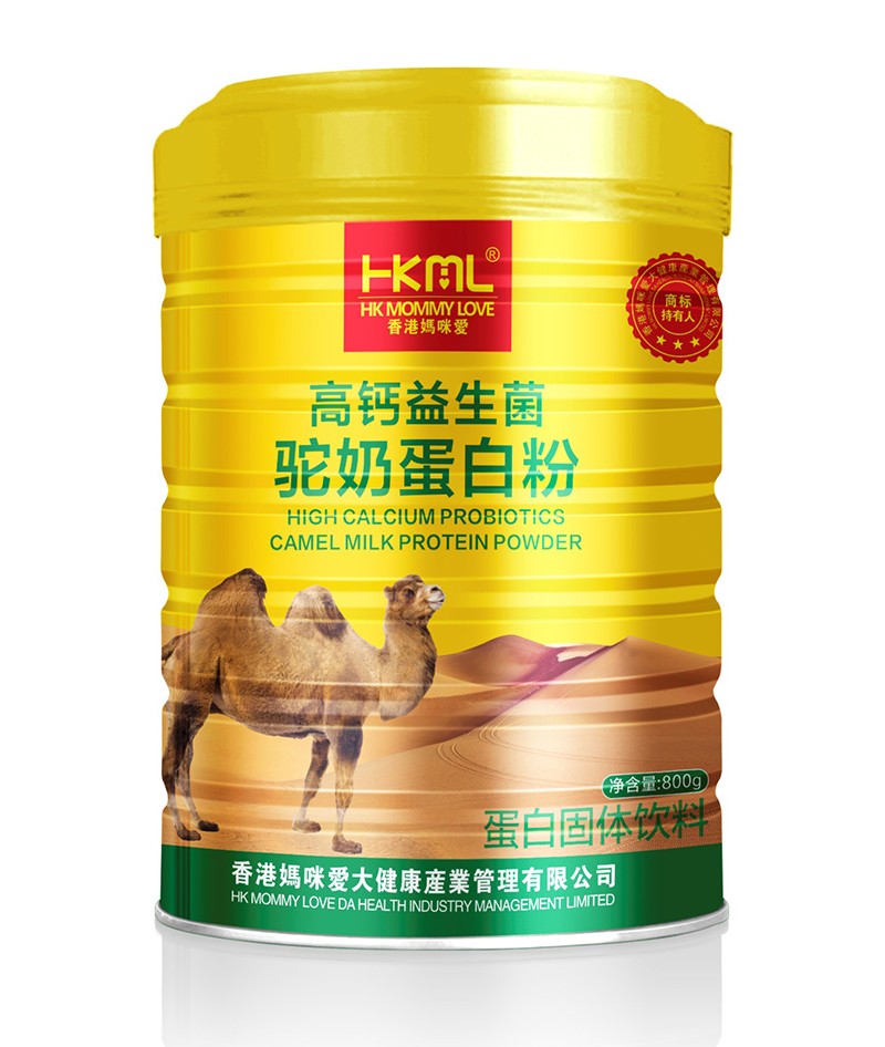  香港媽咪愛高鈣益生菌駝奶蛋白粉