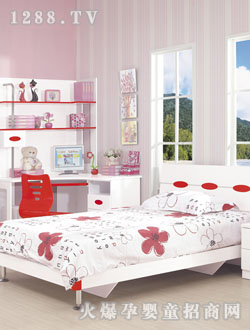 桃花朵朵兒童家具