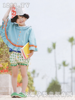 親親草女童夏裝