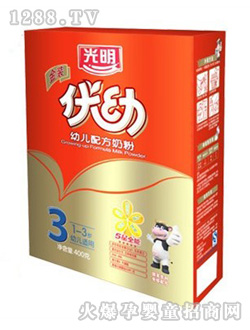 光明金裝優(yōu)幼嬰兒奶粉3段
