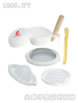 多米小熊七件組食物調(diào)理器