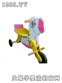 比好原木三輪車-小羊