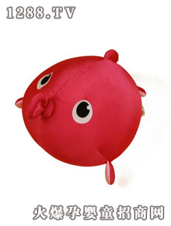 海底世界桃子上網(wǎng)毛絨玩具30CM