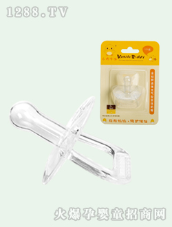 小雞卡迪全硅膠連體形安撫奶嘴