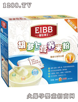 愛生博士暢品胡蘿卜營養(yǎng)米粉