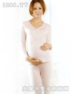孕動人孕婦哺乳棉毛衫套
