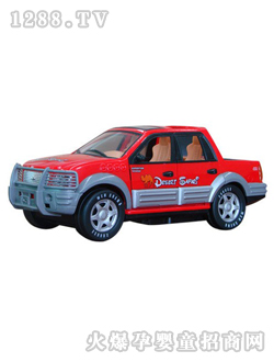 文盛紅色仿真轎車