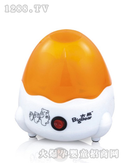 大熊橘色蒸蛋器
