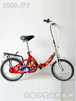 永耐折疊童車弧形車架