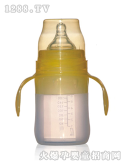 6安硅膠環(huán)保型有耳奶瓶