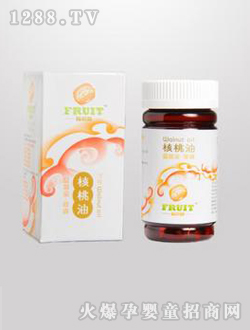 福祿納核桃油益智寶膠囊96粒純天然冷榨