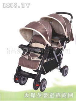 愛(ài)嬰寶雙胞胎手推車