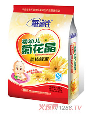 華蘭氏嬰幼兒荔枝蜂蜜菊花晶432g