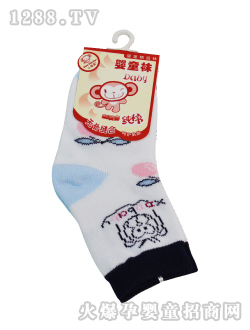 小搗蛋平口蘋果寶寶襪
