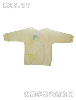 安緹嬰兒系帶衣（精梳棉單面布）