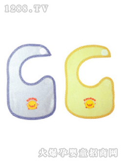 黃色小鴨初生兒圍兜