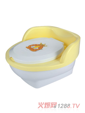 麗寶健坐便器8804黃