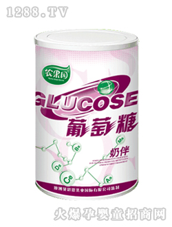 農(nóng)果園葡萄糖485g罐裝奶伴
