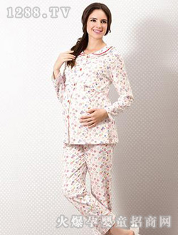 孕動人枚紅色孕婦內(nèi)衣