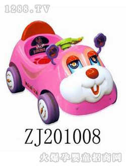 金綸小白兔童車