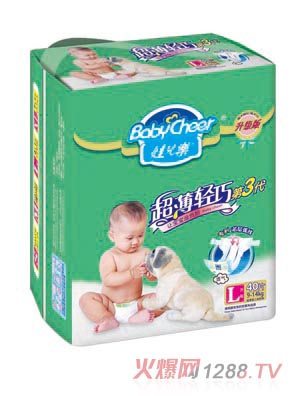 娃兒樂魔術(shù)貼超薄輕巧尿褲L碼40片
