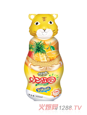 華妙兒童卡通小老虎200ml乳味飲品