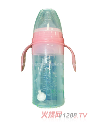貝晨直身防脹氣硅膠奶瓶230ml