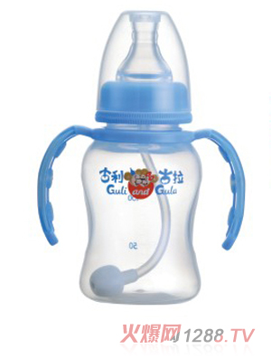 古利古拉自動(dòng)標(biāo)準(zhǔn)口徑PP易握弧形瓶120ml