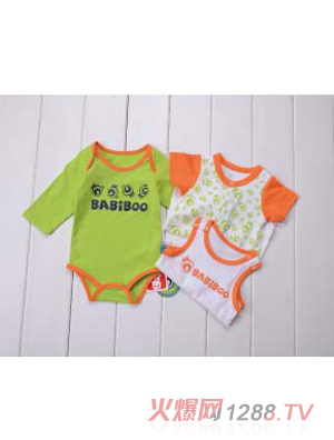 BABiBOO連體衣三件套裝