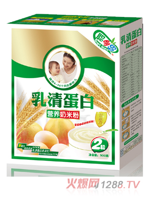 聰明島乳清蛋白營養(yǎng)奶米粉2段