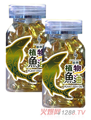 晶康植物魚油a-亞麻酸油軟膠囊