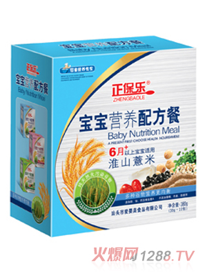 正保樂(lè)380g營(yíng)養(yǎng)配方餐淮山薏米