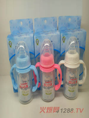 康尼小熊標口PP自動奶瓶120ml