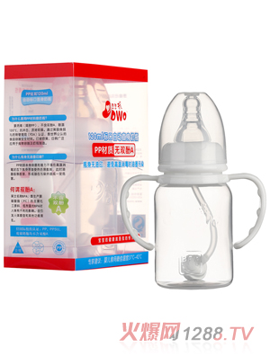 豆豆我L標(biāo)口直身奶瓶120M