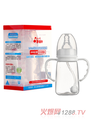 豆豆我標(biāo)口方形奶瓶150ML