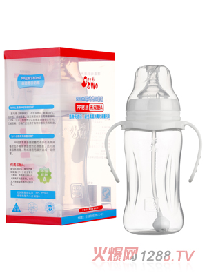 豆豆我寬口奶瓶280ML