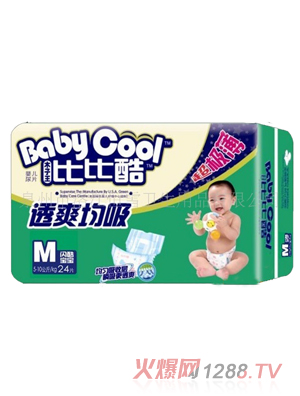 比比酷透爽均吸高級(jí)尿片m24