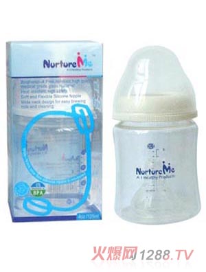 Nurture Me寬口徑玻璃奶瓶4安士