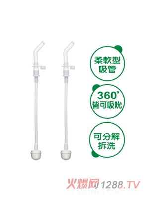 小獅王辛巴彈跳好樂壺替換吸管組(2入)