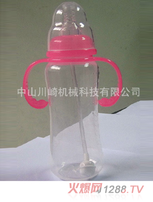 美兒樂(lè)粉色嬰兒PP奶瓶