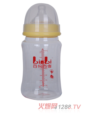 百伶百俐210ML玻璃奶瓶簡(jiǎn)易裝