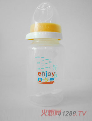 貝之享PP標準奶瓶120ml+防脹氣組件（橙）