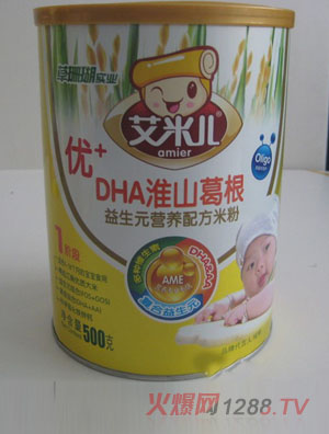 艾米兒500g優(yōu)+1段DHA淮山葛根米粉