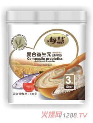 每慧魚肉番茄復合益生元米粉3段（塑聽裝）