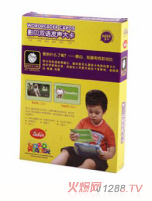 影貝雙語發(fā)聲大卡看到什么了呢？—黑白、輪廓和色彩對比