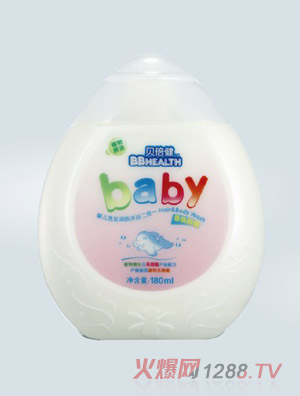 貝倍健嬰兒香氛舒眠洗發(fā)潤膚沐浴二合一180ml