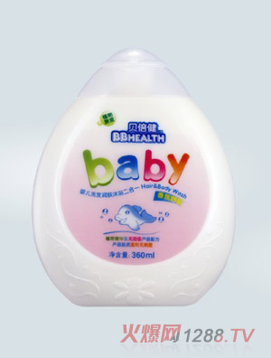 貝倍健嬰兒香氛舒眠洗發(fā)潤膚沐浴二合一360ml